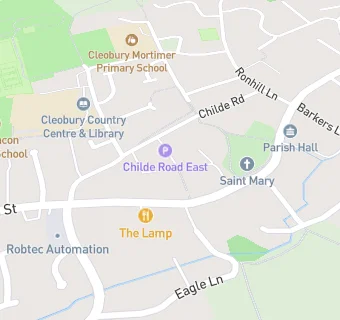 map for Cleobury Dental Practice