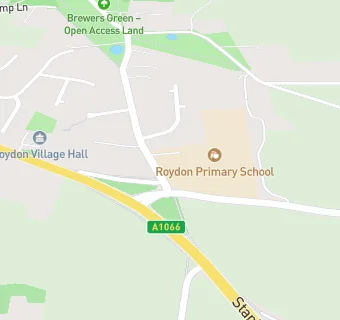 map for Roydon Primary School