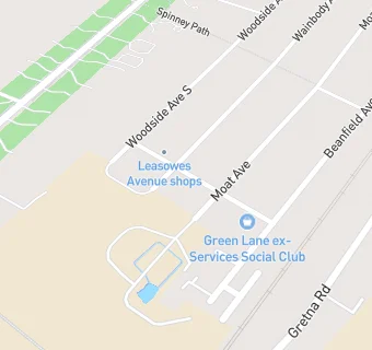 map for Green Lane Ex Services Club