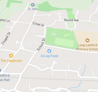 map for Long Lawford Co-Op