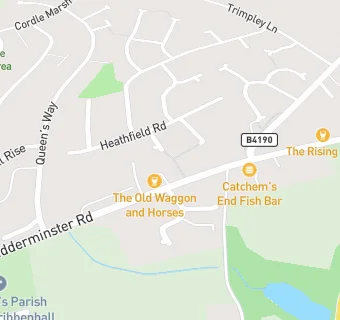 map for The Old Waggon & Horses