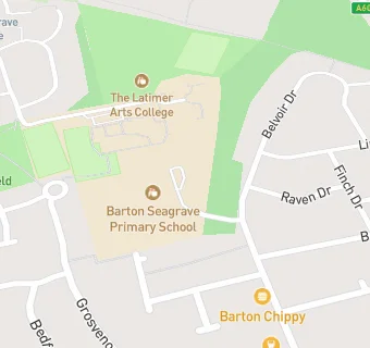 map for Barton Seagrave Primary School PTA