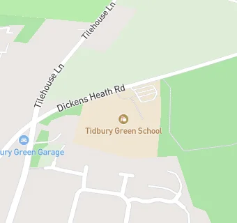 map for Tidbury Green School