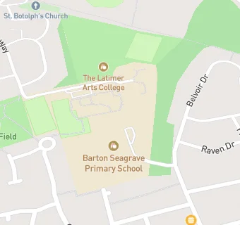 map for Barton Seagrave County Infant School