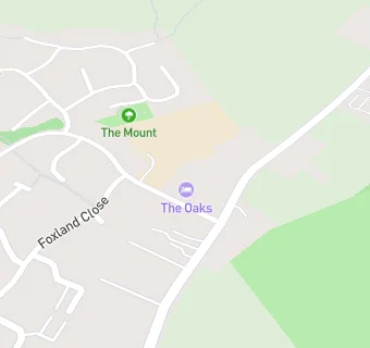 map for The Oaks