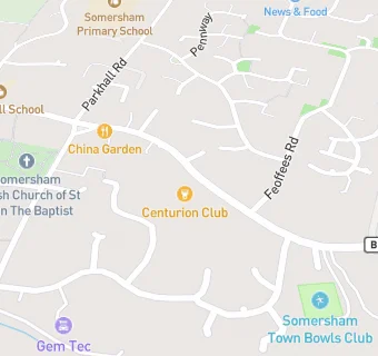 map for Somersham Curry Kebab House