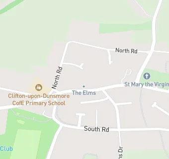 map for The Elms Residential Home