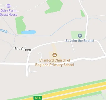 map for Cranford CofE Primary School