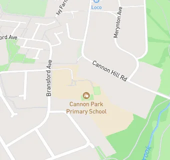 map for Cannon Park Primary School