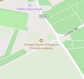 map for Elveden Church of England Primary Academy