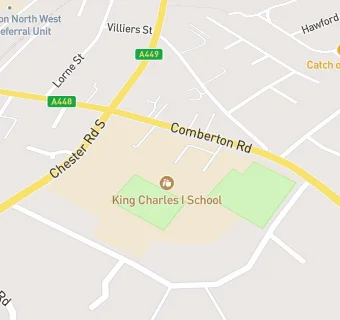 map for Shire Services At King Charles Upper And Lower Schools