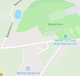 map for Wythall Community Club