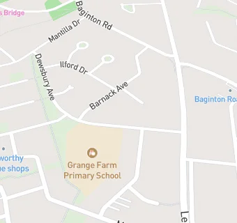 map for Grange Farm School