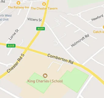 map for Comberton Road Dental Surgery