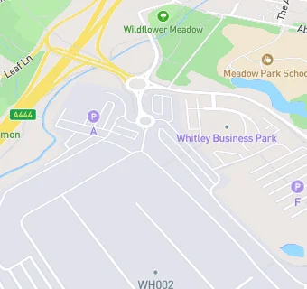 map for Jaguar Land Rover Whitley (Coventry)