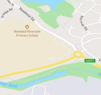map for Newbold Riverside Primary School