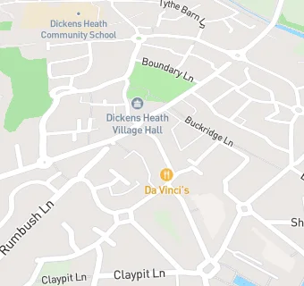 map for Dickens Heath Pharmacy