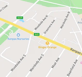 map for Ginger Orange