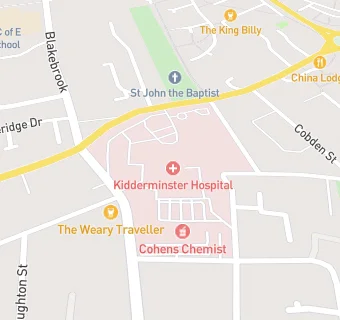 map for Kidderminster Hospital And Treatment Centre