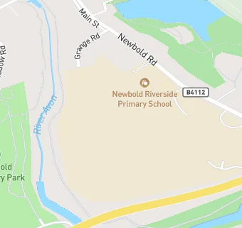 map for Newbold Glebe First School