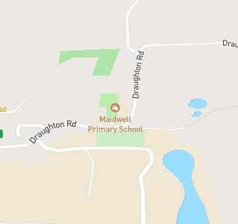 map for Maidwell Primary School