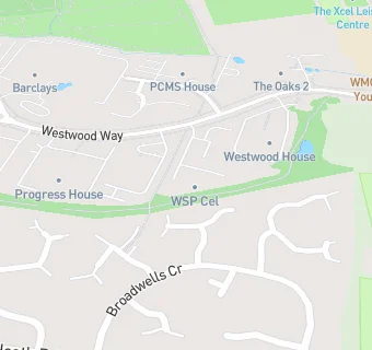 map for Westwood Day Nursery