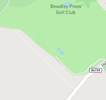 map for Bewdley Pines Golf Club