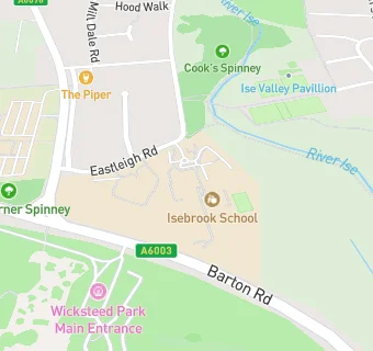 map for Isebrook School