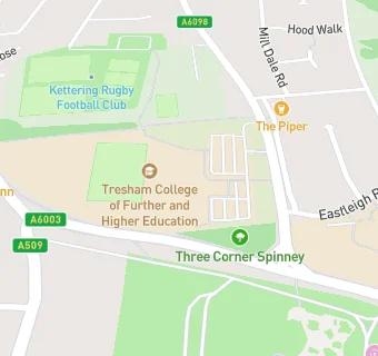 map for Tresham Institute