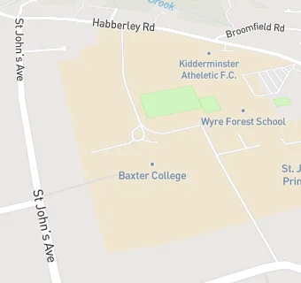 map for Baxter College