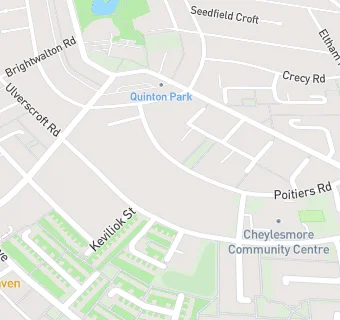 map for Cheylesmore Community Centre