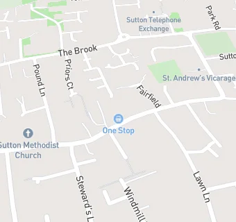 map for Sutton Time Bank Coffee Mornings