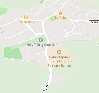 map for Belbroughton CofE Primary School