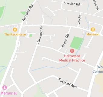 map for Hollywood Medical Practice