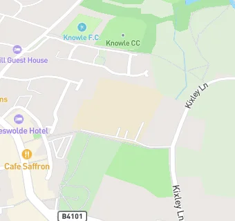 map for Knowle CofE Junior School