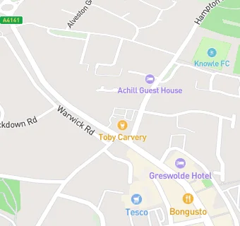 map for Wilsons Arms Toby Carvery