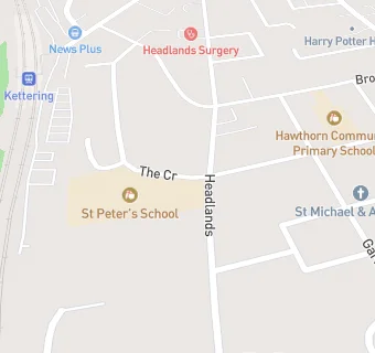 map for St Peters School