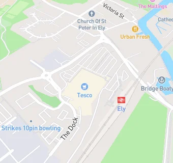 map for Tesco In-Store Pharmacy