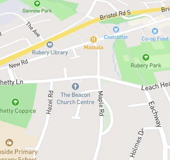 map for Beacon Church Centre