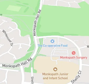 map for Monkspath Chinese Take Away