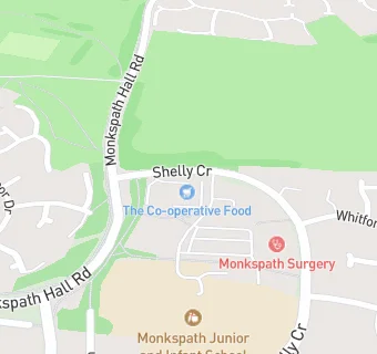 map for Co-Operative Supermarket