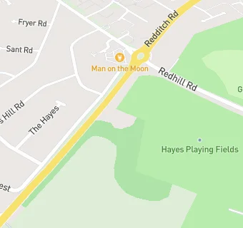 map for The Hayes Sports Partnership