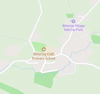 map for Bitterley CofE Primary School (Aided)