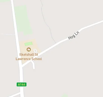 map for Aspens Services At Ilketshall St Lawrence School