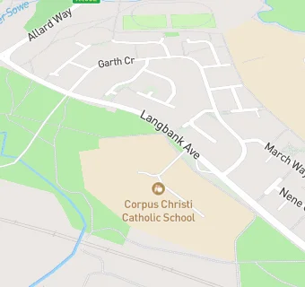 map for Corpus Christi RC Infant School