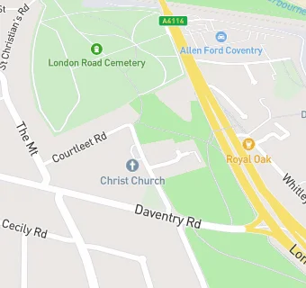 map for Christchurch Community Centre