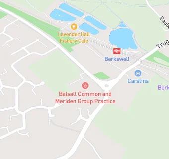 map for Balsall Common & Meriden Group Practice