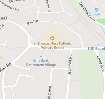 map for St Thomas More RC Primary School