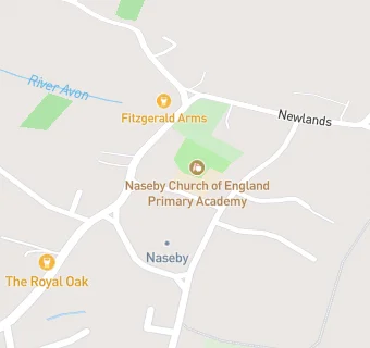 map for Naseby Church of England Primary School