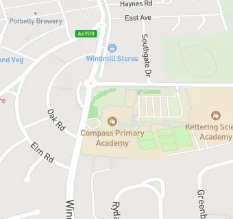 map for Compass Primary Academy